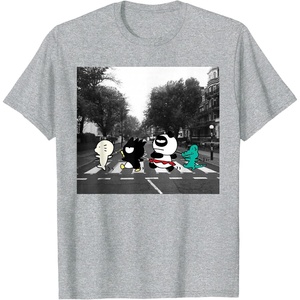 image:imageBadtz  Maru Crosswalk Tee TShirtHeather Grey
