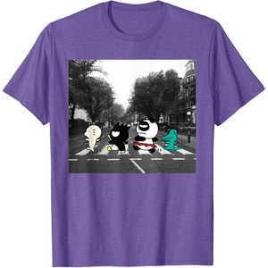 image:imageBadtz  Maru Crosswalk Tee TShirtPurple Heather