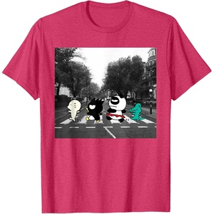 image:imageBadtz  Maru Crosswalk Tee TShirtRed Heather