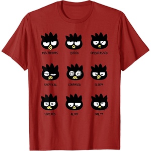 image:imageBadtz  Maru Different Moods Tee TShirtCranberry Red