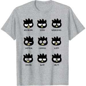 image:imageBadtz  Maru Different Moods Tee TShirtHeather Grey