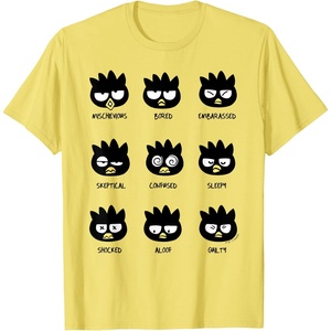 image:imageBadtz  Maru Different Moods Tee TShirtLemon Yellow