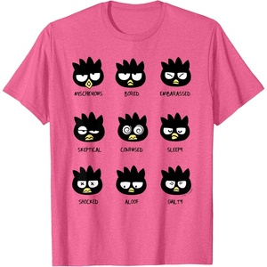 image:imageBadtz  Maru Different Moods Tee TShirtPink Heather
