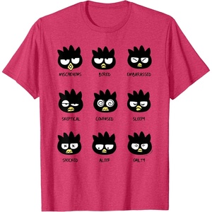 image:imageBadtz  Maru Different Moods Tee TShirtRed Heather