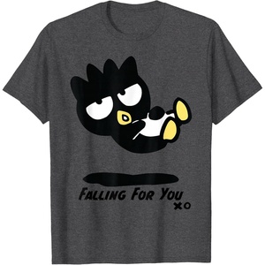 image:imageBadtz  Maru Falling For You Tee Shirt TShirtDark Heather Grey
