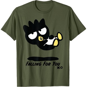 image:imageBadtz  Maru Falling For You Tee Shirt TShirtOlive Green