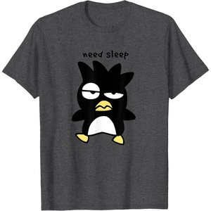 image:imageBadtz  Maru Need Sleep Tee TShirtDark Heather Grey