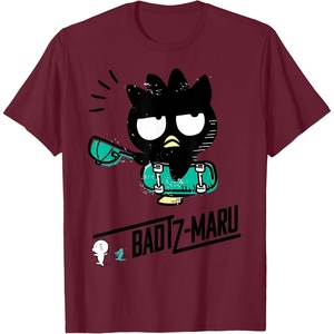 image:imageBadtzMaru Skateboard TShirtBurgundy