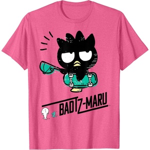image:imageBadtzMaru Skateboard TShirtPink Heather