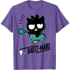 image:imageBadtzMaru Skateboard TShirtPurple Heather