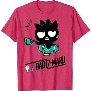 image:imageBadtzMaru Skateboard TShirtRed Heather