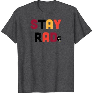 image:imageBadtzMaru Stay Rad TShirtDark Heather Grey