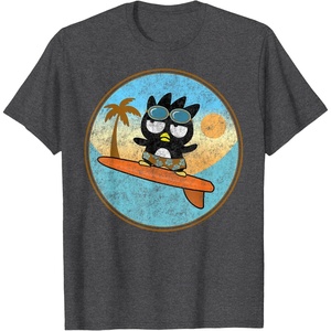 image:imageBadtzMaru Surfing TShirtDark Heather Grey