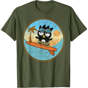 image:imageBadtzMaru Surfing TShirtOlive Green