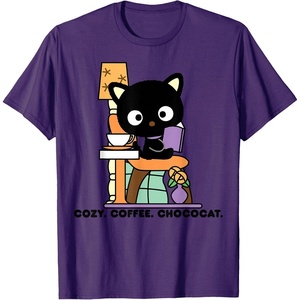 image:imageChococat Cozy Coffee Cafe TShirtPurple