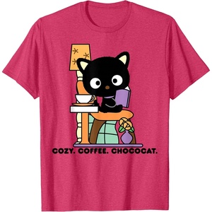 image:imageChococat Cozy Coffee Cafe TShirtRed Heather