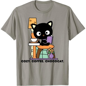 image:imageChococat Cozy Coffee Cafe TShirtSlate Grey