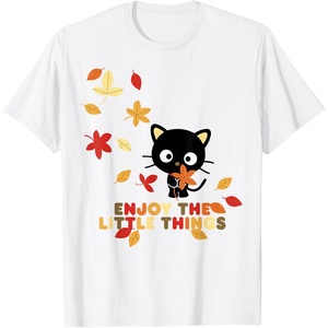 image:imageChococat Enjoy The Little Things Fall Leaves TShirtWhite