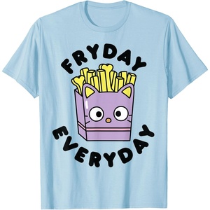 image:imageChococat French Fries Fryday Friday Everyday TShirtBaby Blue