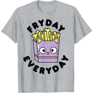 image:imageChococat French Fries Fryday Friday Everyday TShirtHeather Grey