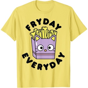 image:imageChococat French Fries Fryday Friday Everyday TShirtLemon Yellow