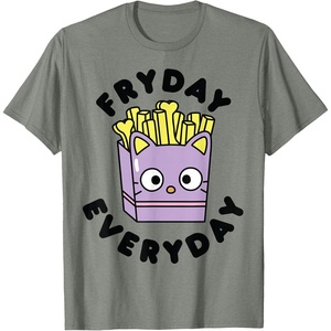 image:imageChococat French Fries Fryday Friday Everyday TShirtOlive Heather