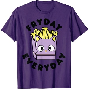 image:imageChococat French Fries Fryday Friday Everyday TShirtPurple