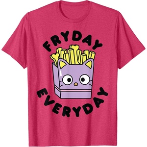 image:imageChococat French Fries Fryday Friday Everyday TShirtRed Heather