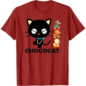 image:imageChococat Logo and Duckies Tee TShirtCranberry Red