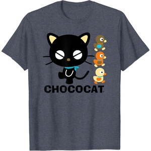 image:imageChococat Logo and Duckies Tee TShirtHeather Blue