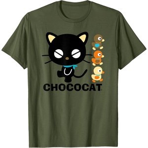 image:imageChococat Logo and Duckies Tee TShirtOlive Green