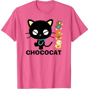 image:imageChococat Logo and Duckies Tee TShirtPink Heather