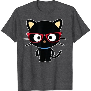 image:imageChococat Nerd Glasses TShirtDark Heather Grey