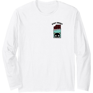 image:imageChococat Stay Sweet Chocolate Bar Long Sleeve TShirtWhite