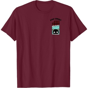 image:imageChococat Stay Sweet Chocolate Bar TShirtBurgundy