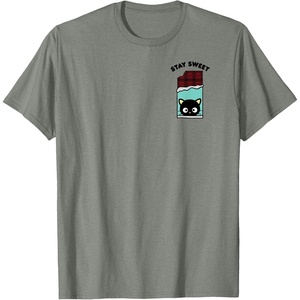 image:imageChococat Stay Sweet Chocolate Bar TShirtOlive Heather