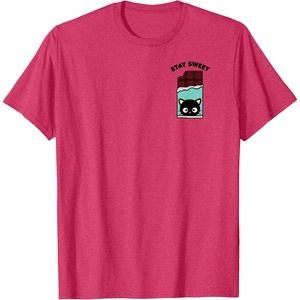image:imageChococat Stay Sweet Chocolate Bar TShirtRed Heather
