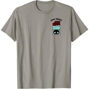 image:imageChococat Stay Sweet Chocolate Bar TShirtSlate Grey