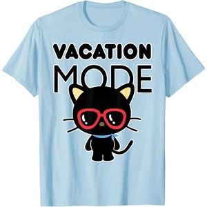 image:imageChococat Vacation Mode Sunglasses TShirtBaby Blue
