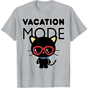 image:imageChococat Vacation Mode Sunglasses TShirtHeather Grey