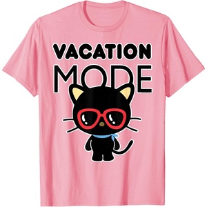image:imageChococat Vacation Mode Sunglasses TShirtPink