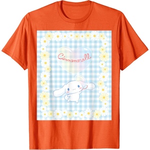 image:imageCinnamoroll Bubble Blue Ginham Daisy TShirt SmallOrange