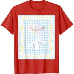 image:imageCinnamoroll Bubble Blue Ginham Daisy TShirt SmallRed