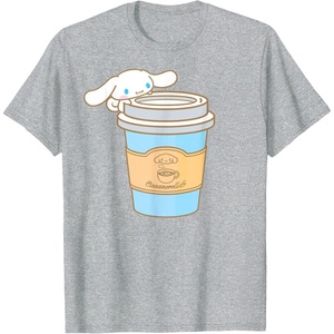 image:imageCinnamoroll Cup of Coffee To Go TShirtHeather Grey