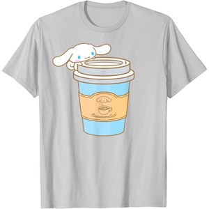 image:imageCinnamoroll Cup of Coffee To Go TShirtSilver Grey