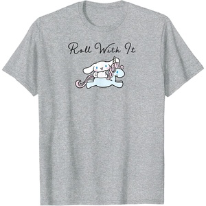 image:imageCinnamoroll Roll With It TShirtHeather Grey