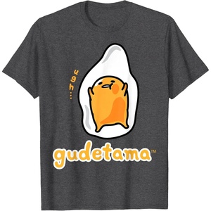 image:imageGudetama Character Front and Back TShirtDark Heather Grey