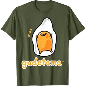 image:imageGudetama Character Front and Back TShirtOlive Green