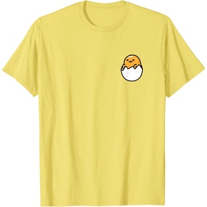image:imageGudetama Front and Back Logo Tee Shirt TShirtLemon Yellow
