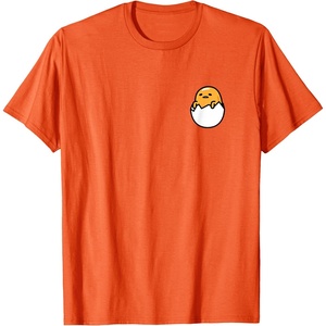 image:imageGudetama Front and Back Logo Tee Shirt TShirtOrange